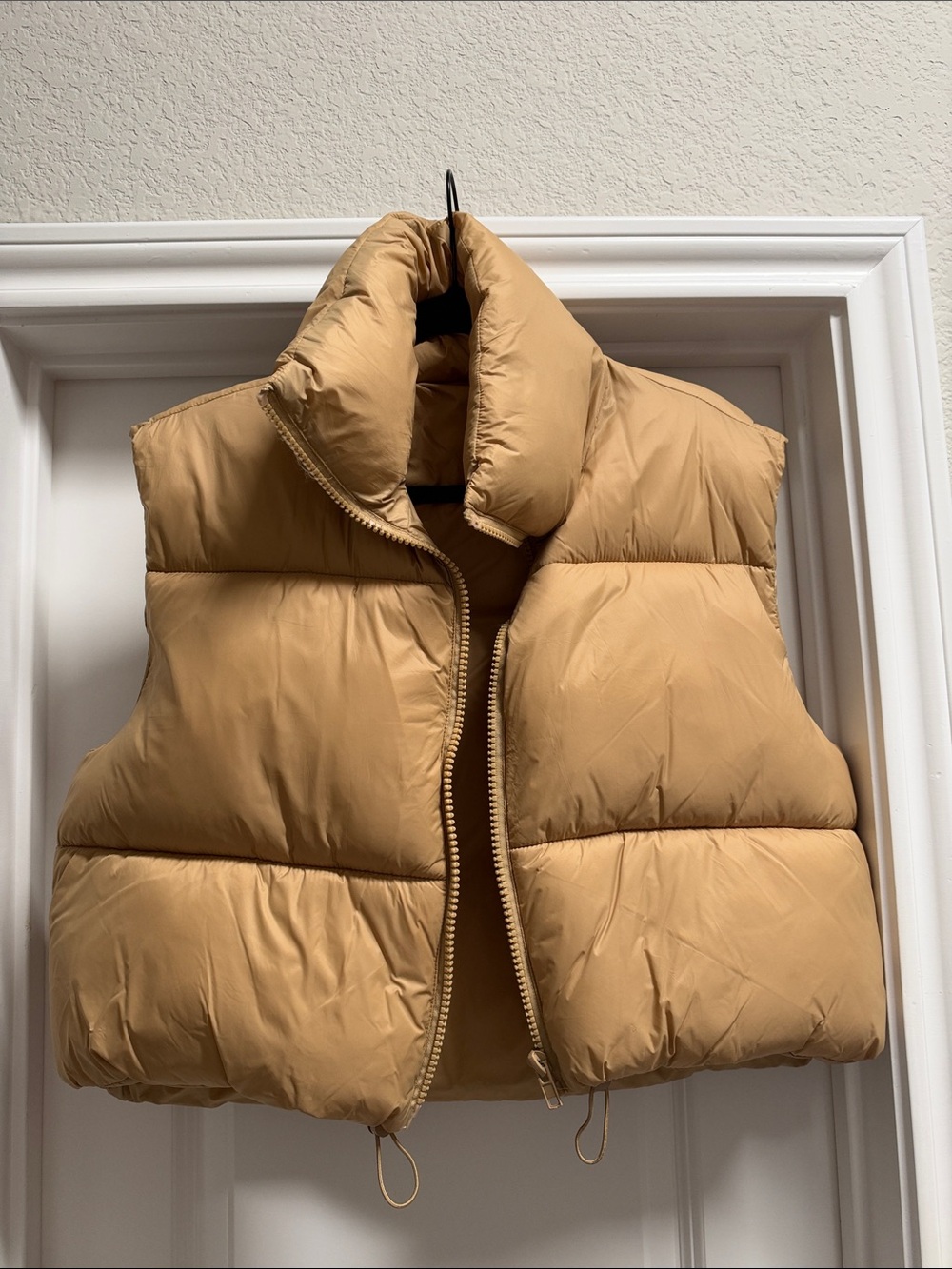 Puffer Vest Jacket - Camel